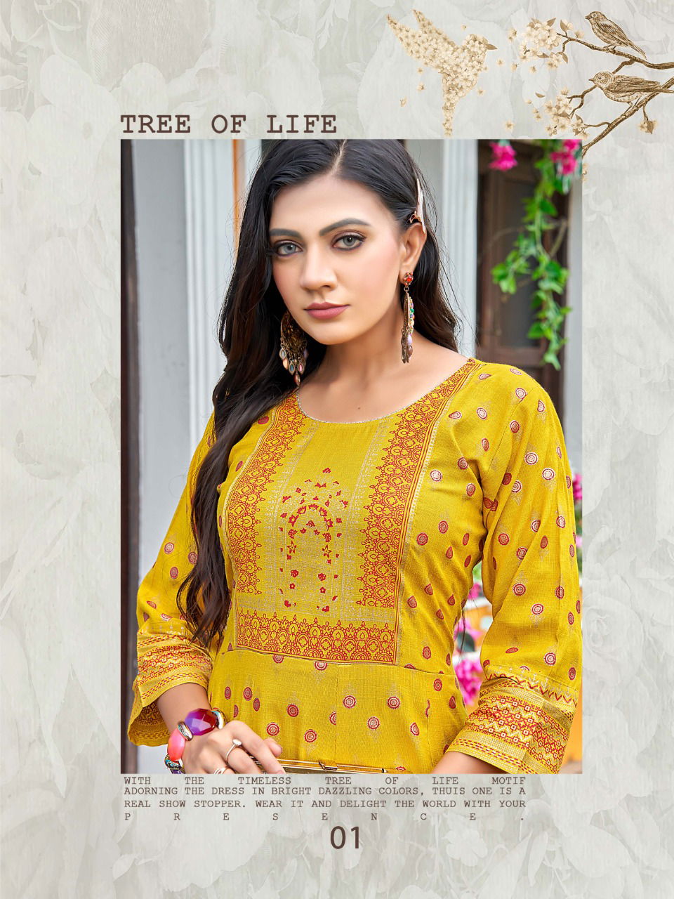 Hirwa Samantha 2 Rayon Festival Wear Long Anaraklai Kurti Collection